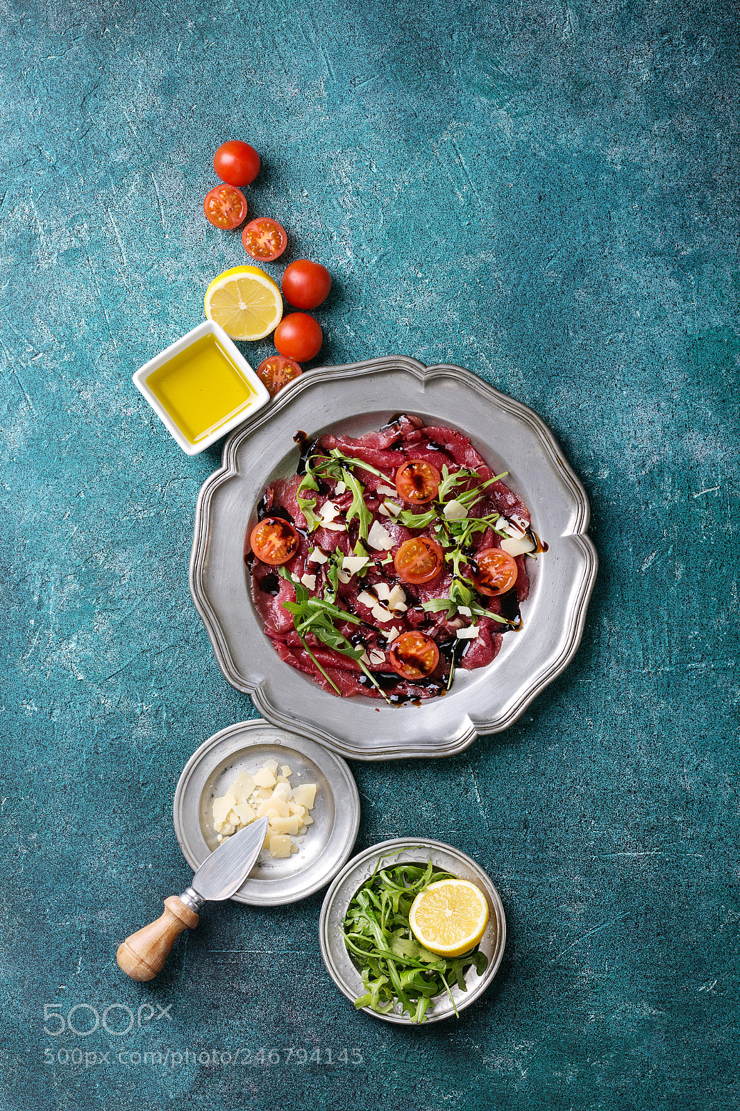 Canon EOS 700D (EOS Rebel T5i / EOS Kiss X7i) sample photo. Fresh beef carpaccio with photography
