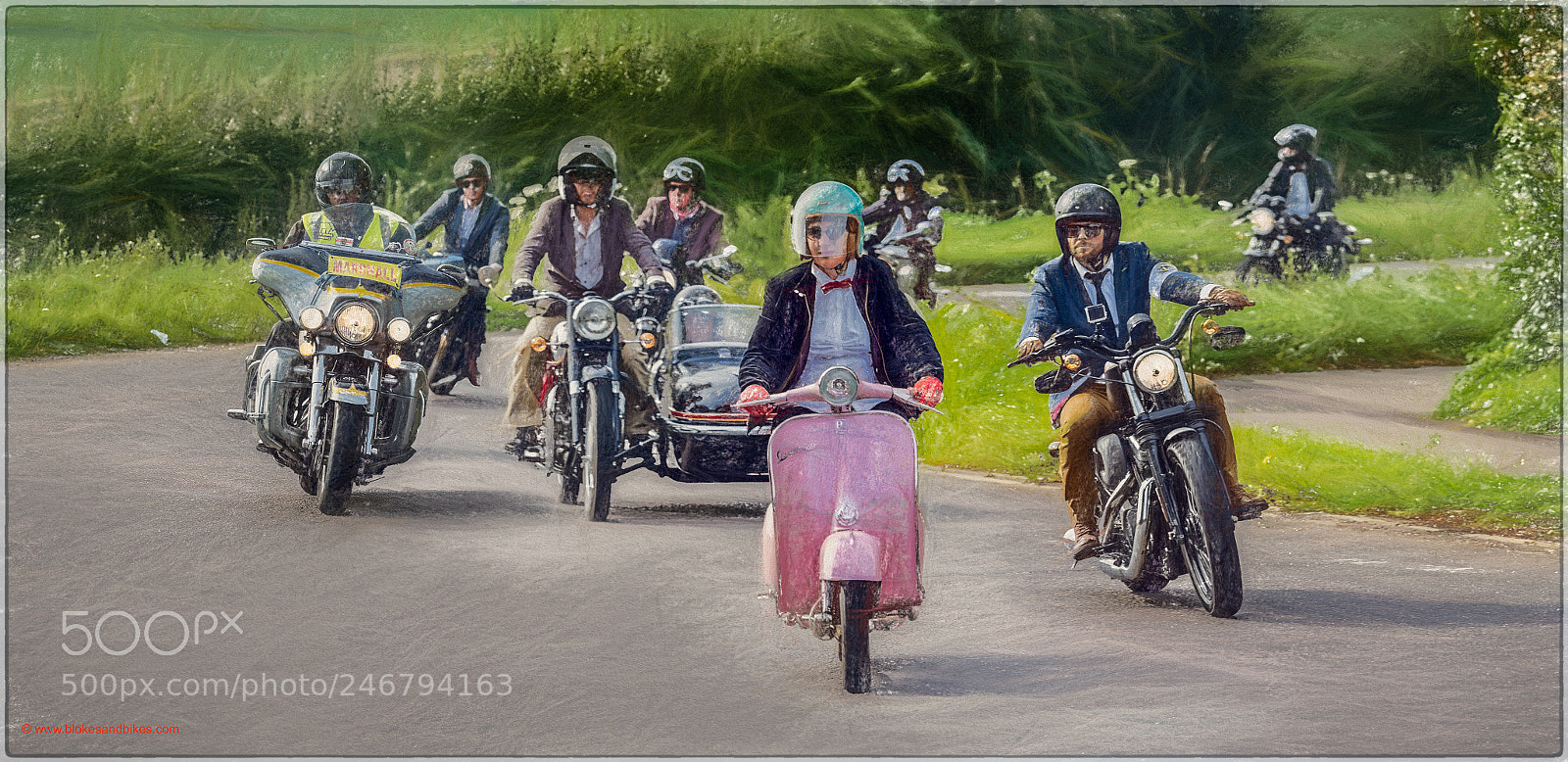 Olympus OM-D E-M1 Mark II sample photo. Distinguished gentlemen on bikes photography