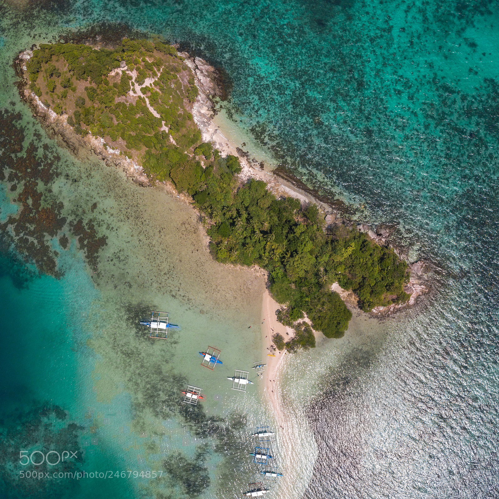 DJI FC220 sample photo. Snake island photography
