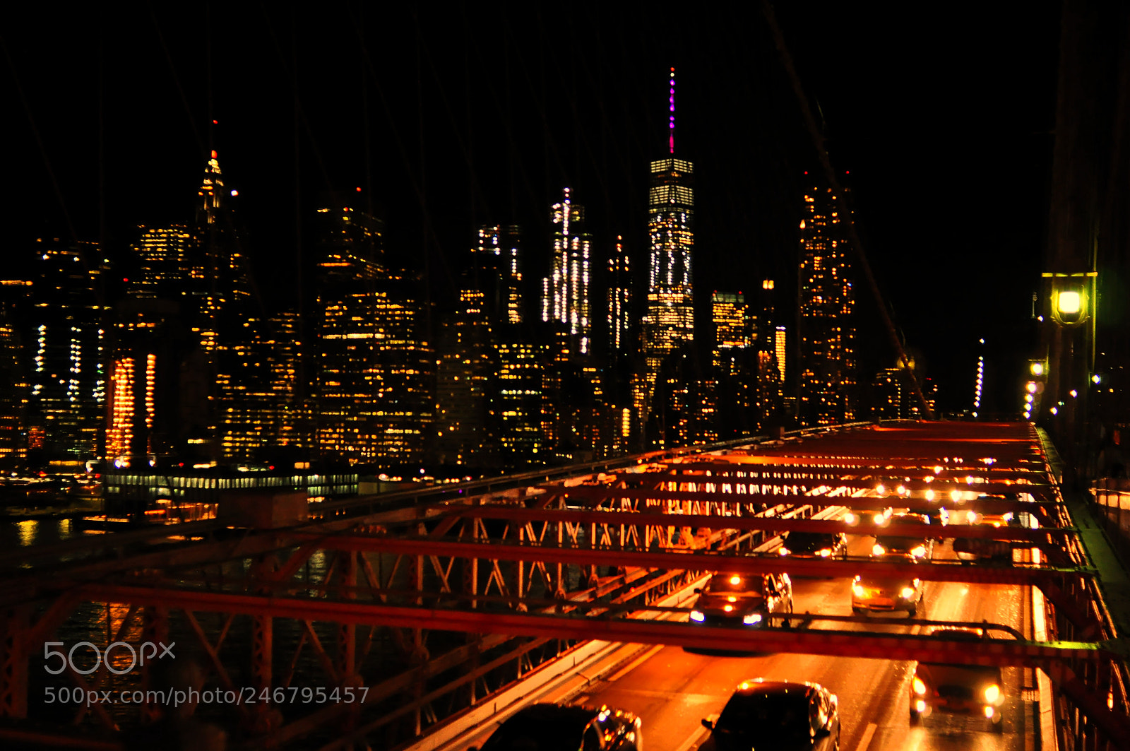 Nikon D90 sample photo. Manhattan at night photography