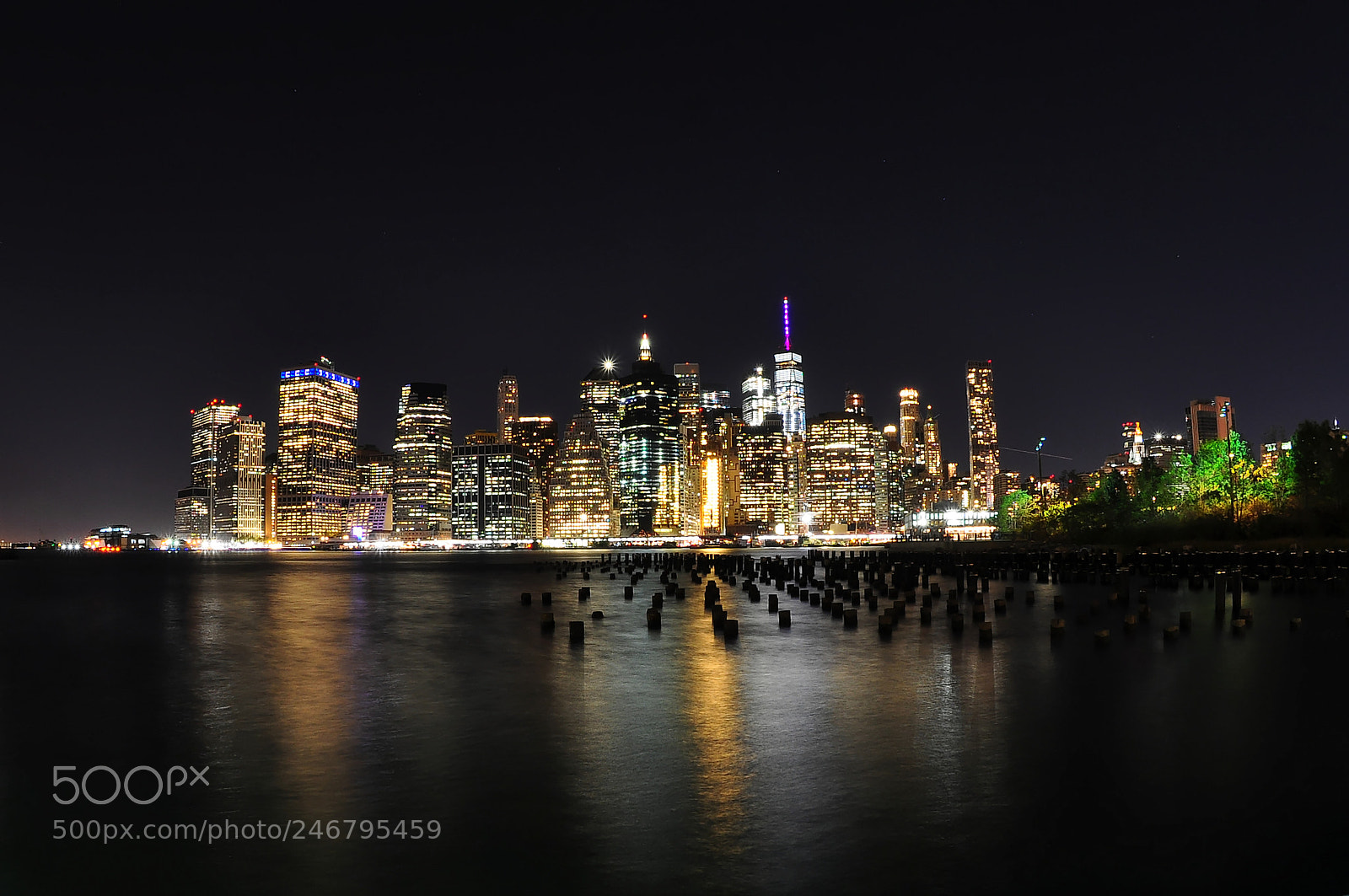 Nikon D90 sample photo. Downtown manhattan from dumbo photography