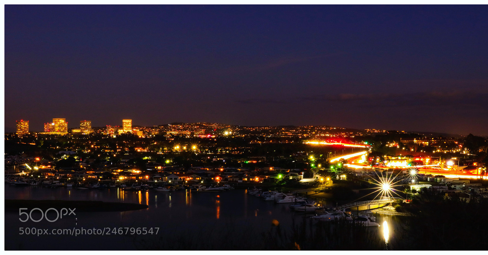 Canon EOS 5DS R sample photo. Newport beach at night. photography