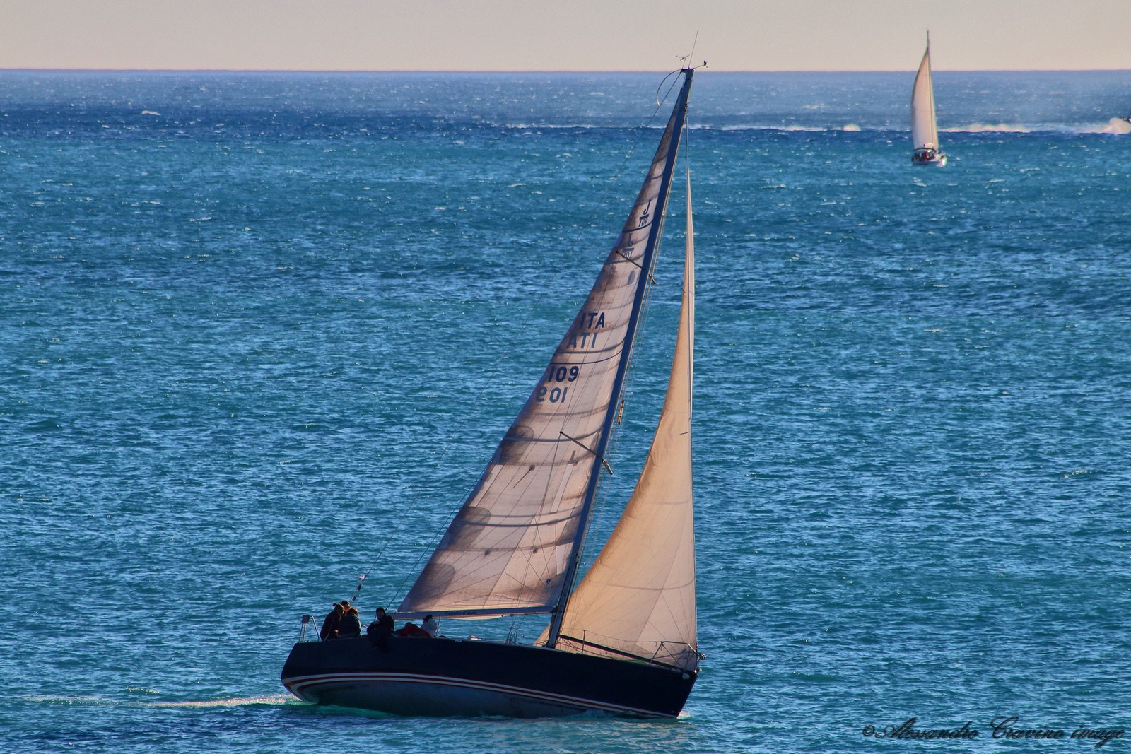 Canon EOS 70D + Sigma 50-200mm F4-5.6 DC OS HSM sample photo. Sails on the water photography