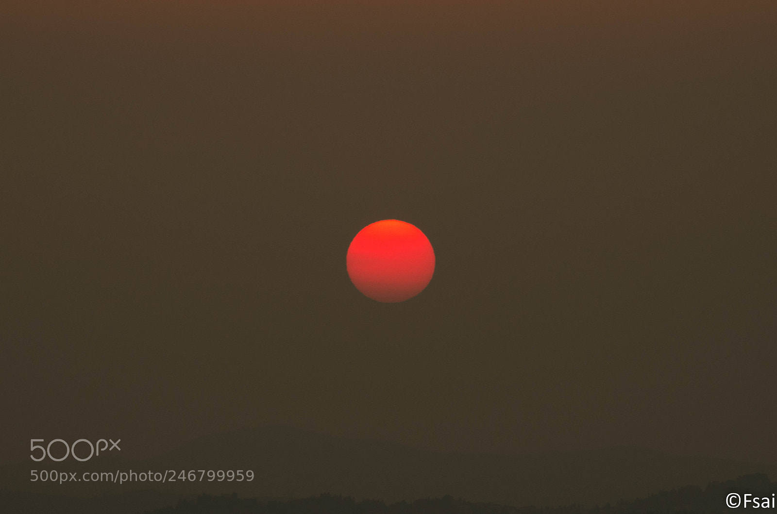 Pentax K-5 sample photo. Soleil rouge - red photography