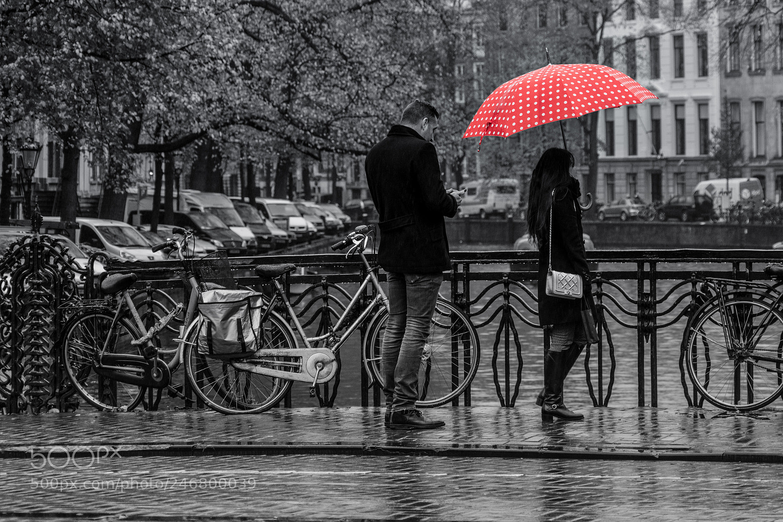 Sony a7R II sample photo. Rainy day in amsterdam photography