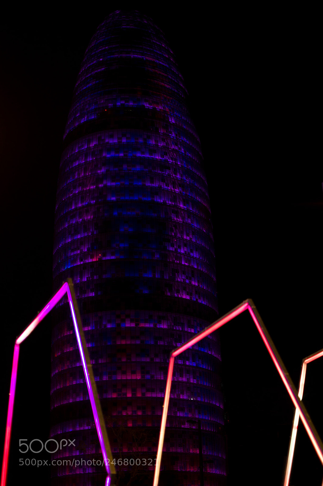 Nikon D3200 sample photo. Barcelona llum festival photography