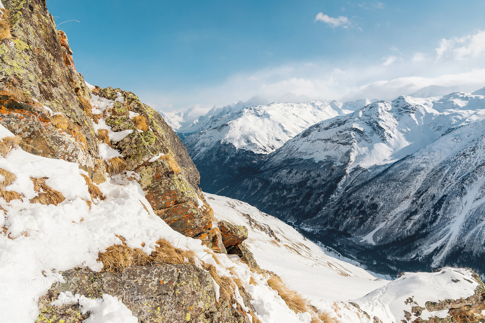 Nikon D4 sample photo. Snow-capped peaks of the photography