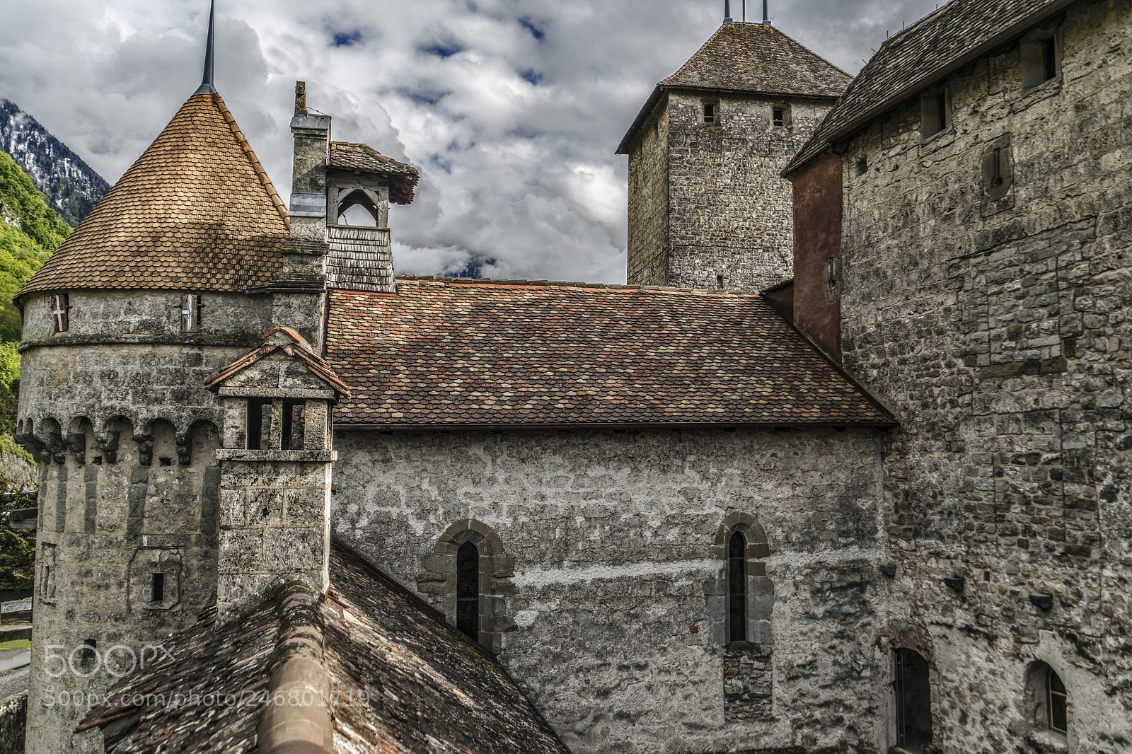 Sony a99 II sample photo. Château de chillon photography