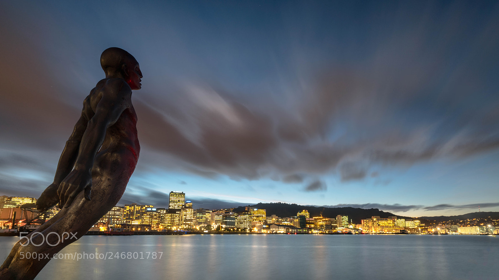 Sony a7R II sample photo. Wellington sea front at photography
