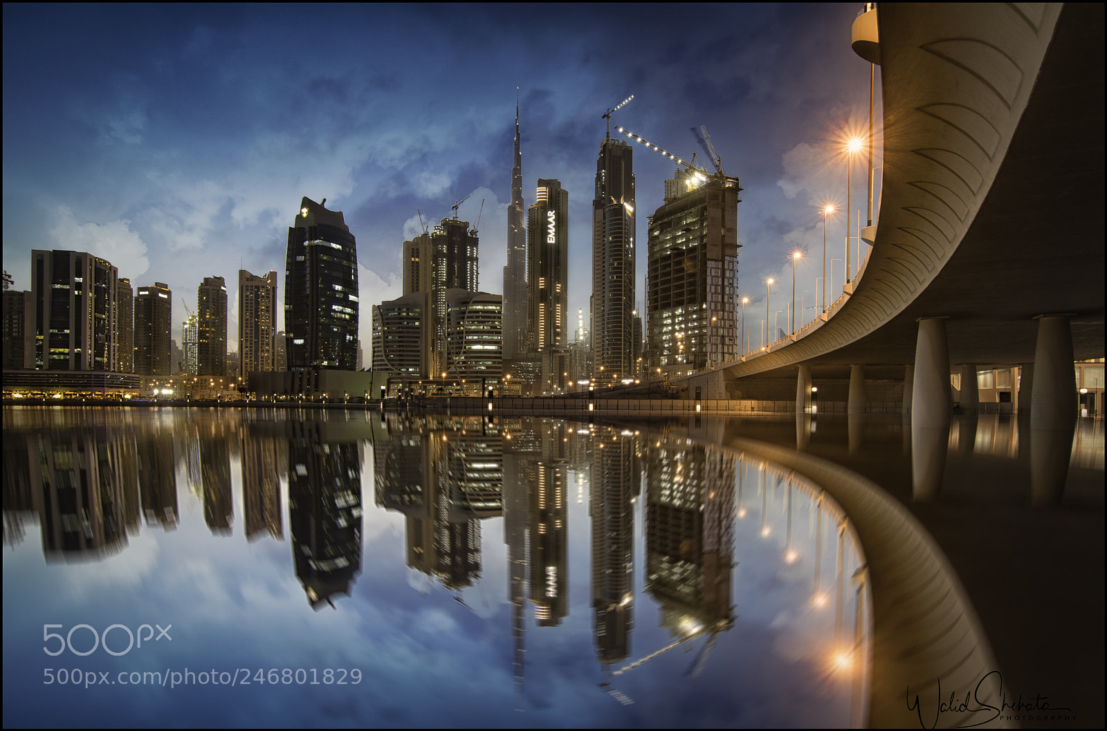 Nikon D5500 sample photo. Business bay skyline photography