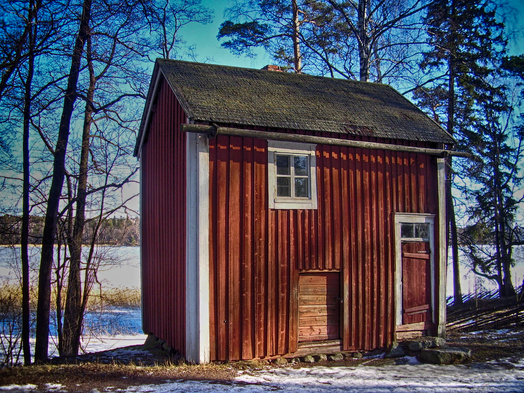 Olympus FE115,X715 sample photo. Helsinki: seurasaari (open-air museum) photography