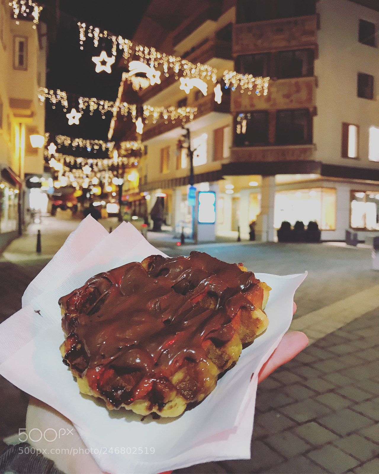 Apple iPhone 7 Plus sample photo. Waffle in kaprun photography