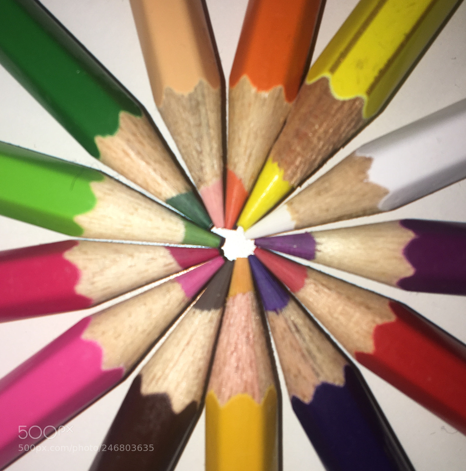 Apple iPhone 6s sample photo. Pencil in a round photography