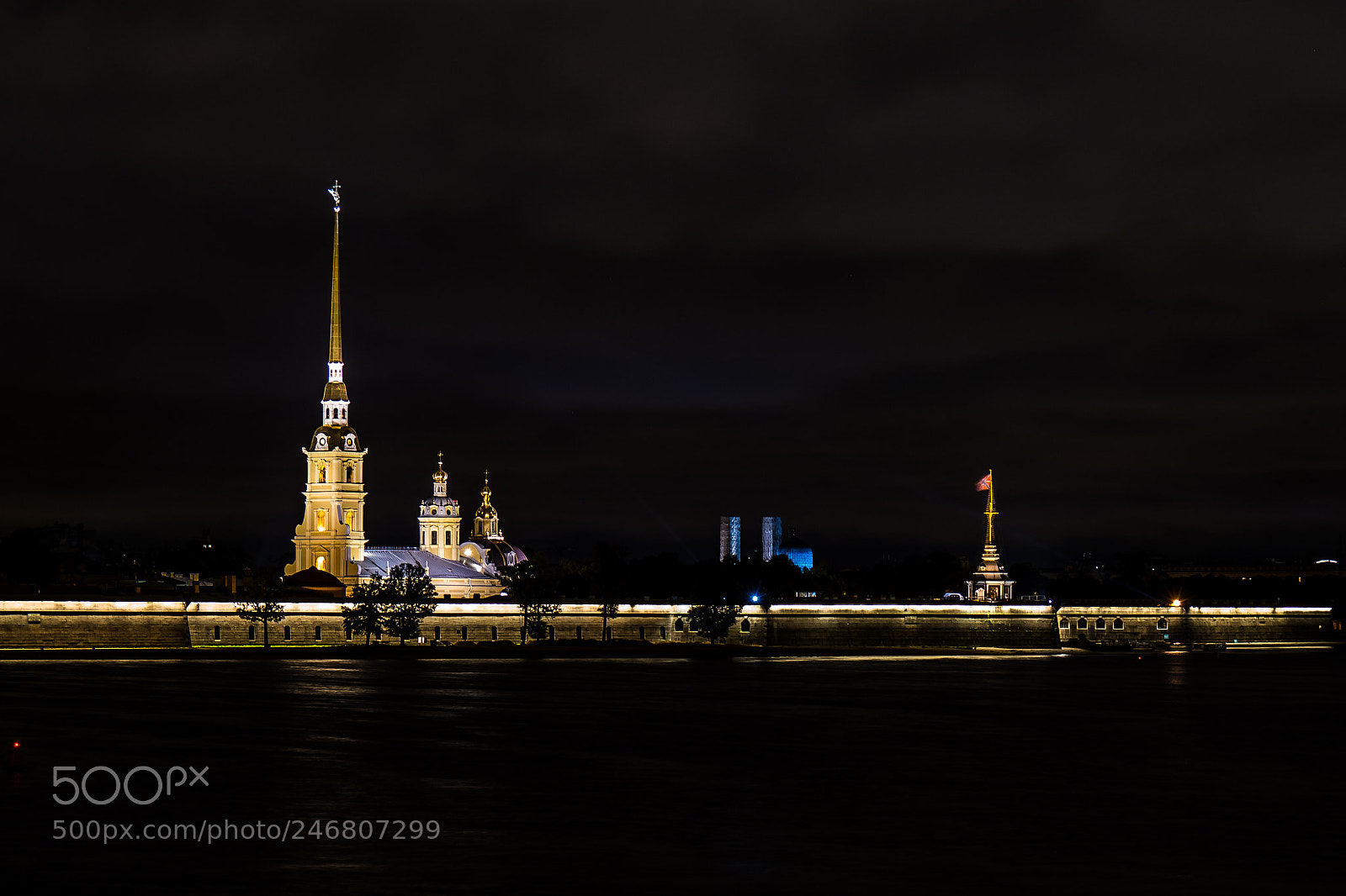 Samsung NX300 sample photo. Night in saint petersburg photography