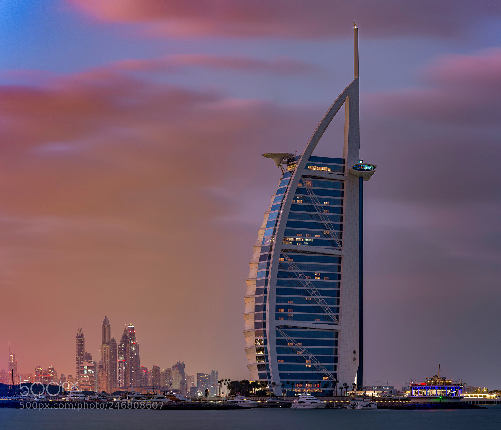 Nikon D810 sample photo. The iconic burj al photography
