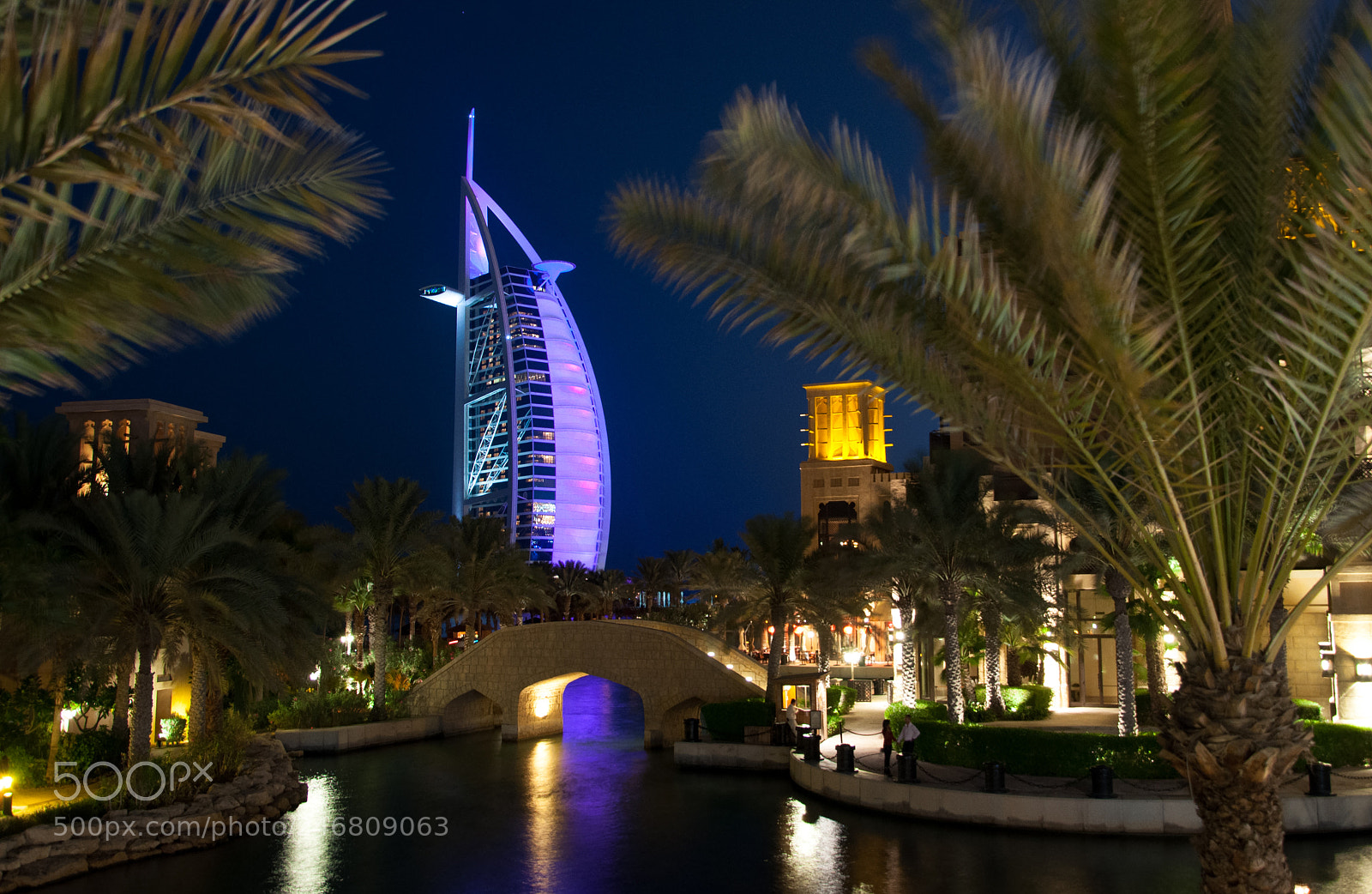Nikon D90 sample photo. Burj al arab photography