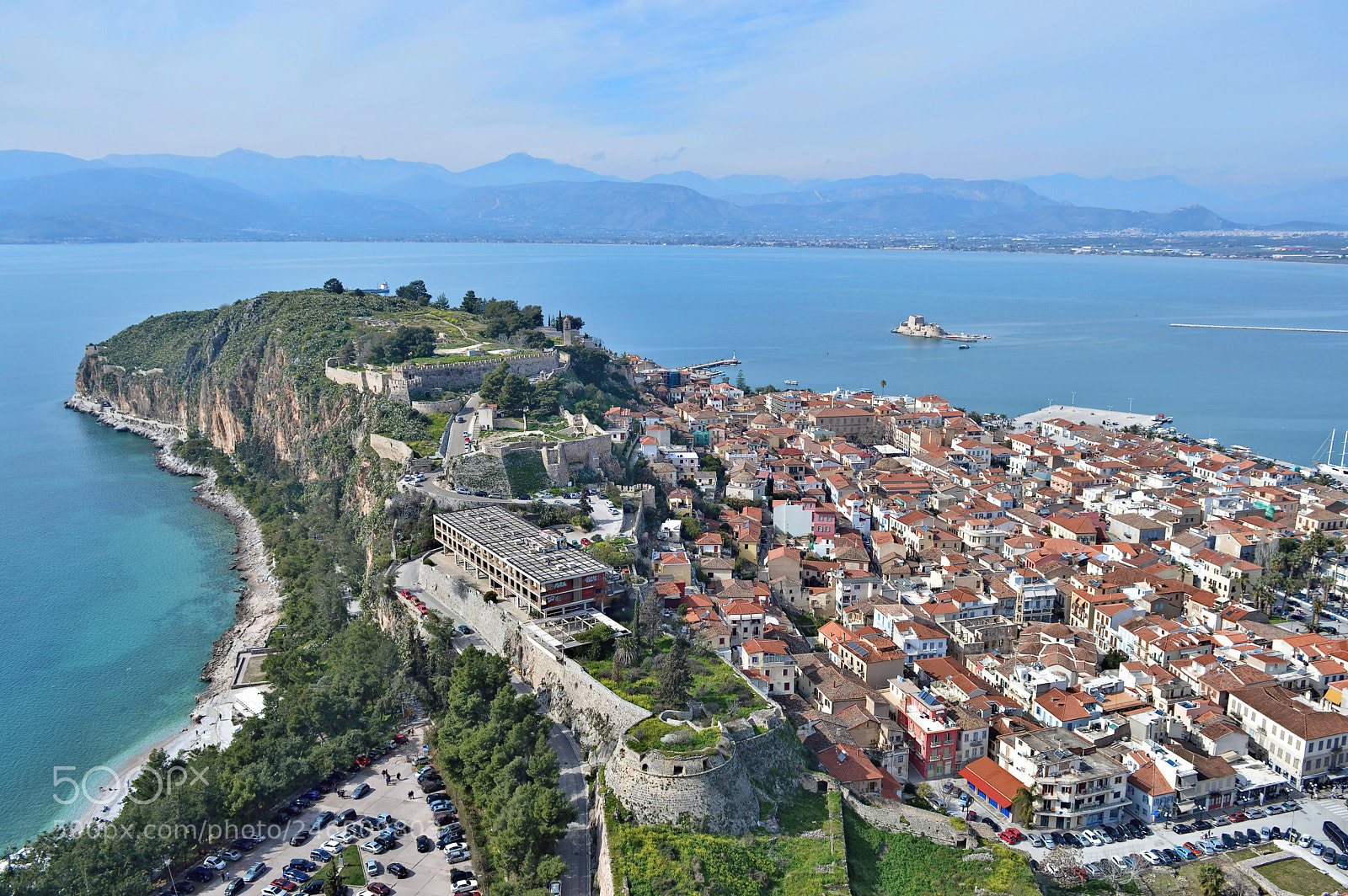 Nikon D3200 sample photo. View from palamidi photography