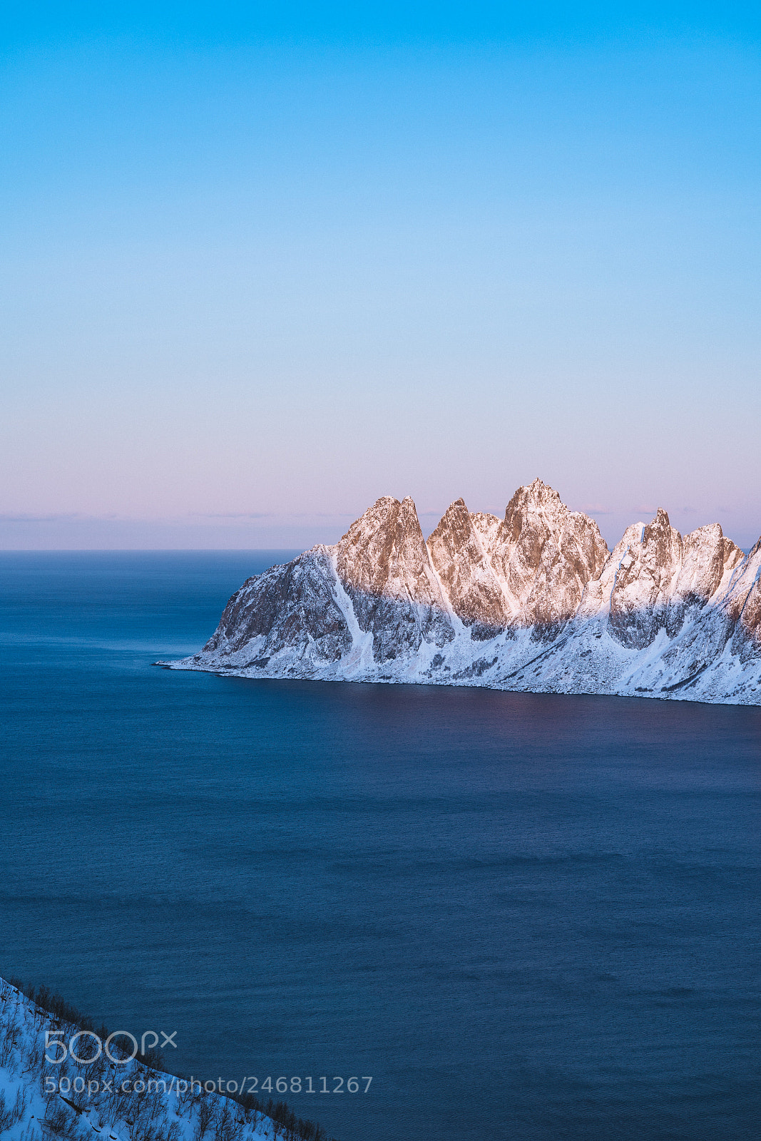 Sony a7R III sample photo. Winter skies in norway photography
