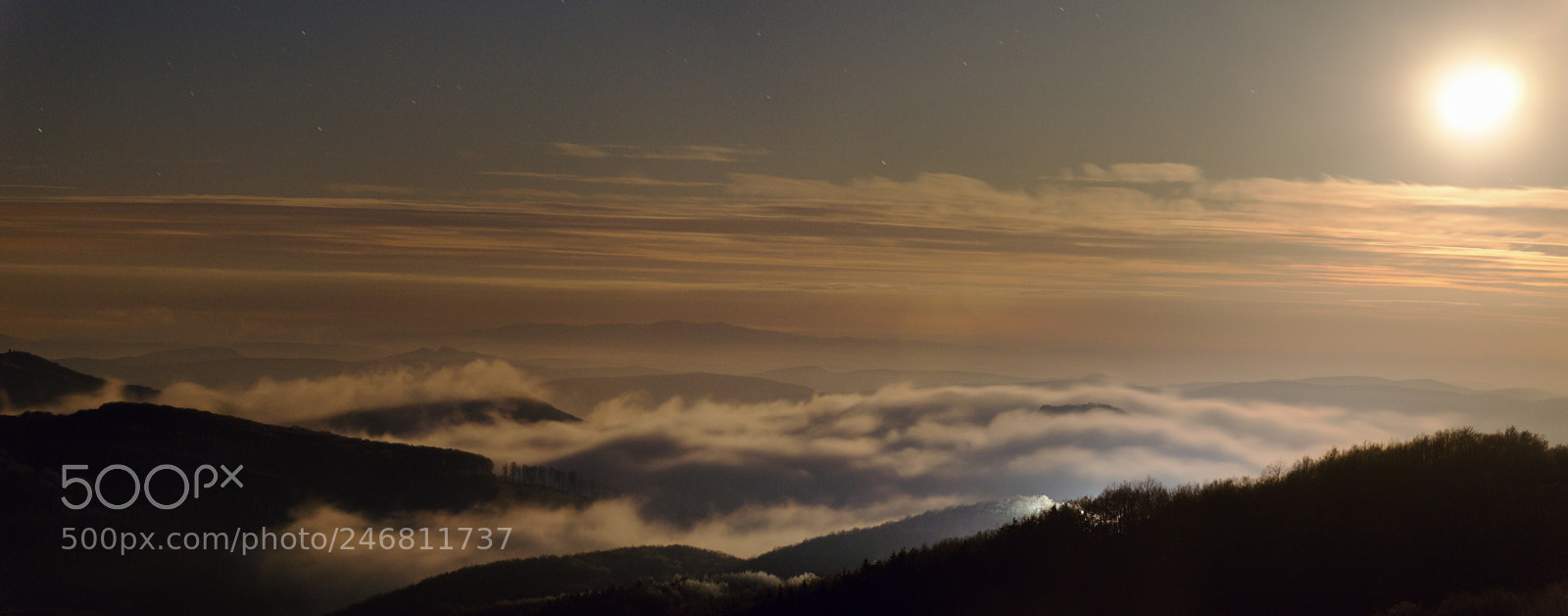 Nikon D5100 sample photo. Night panorama photography