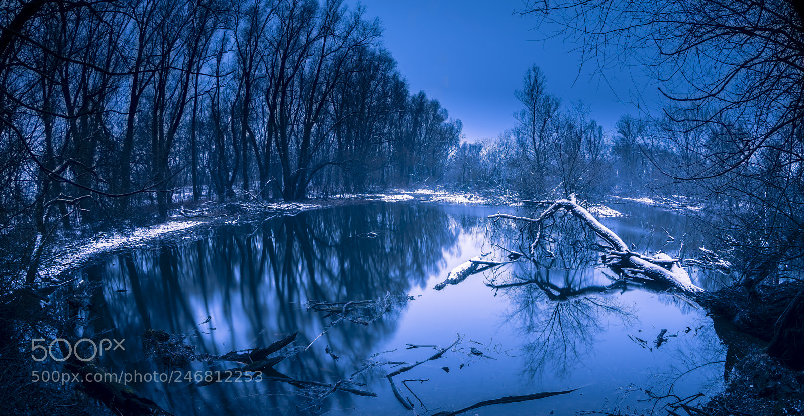 Nikon D610 sample photo. Panorama twilight photography
