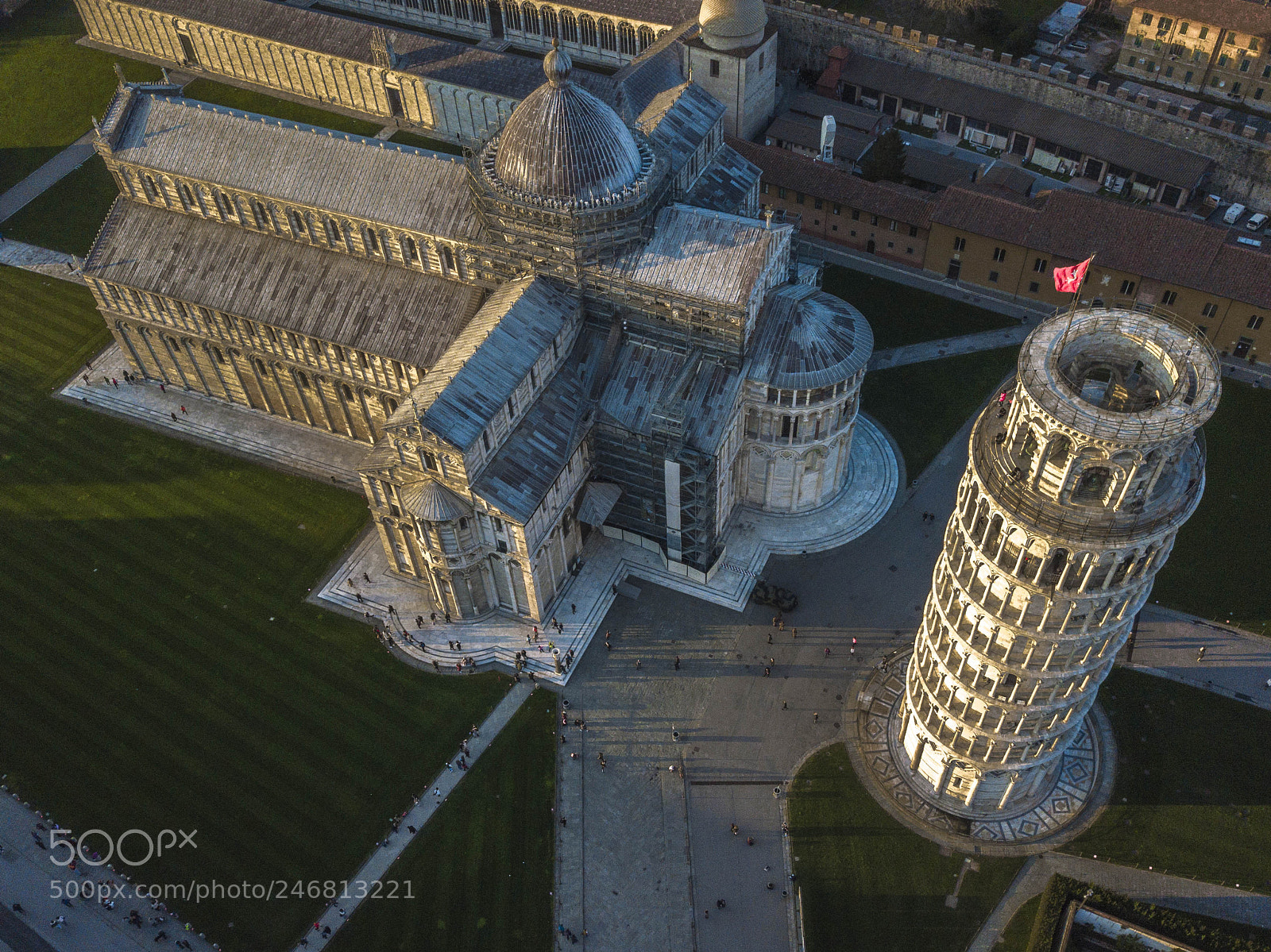 DJI FC220 sample photo. Pisa tower and cathedral photography