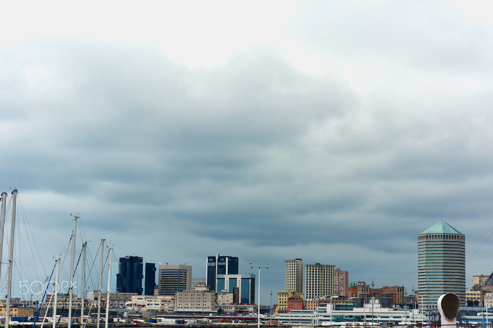 Sony Alpha NEX-7 sample photo. Genoa clouds photography