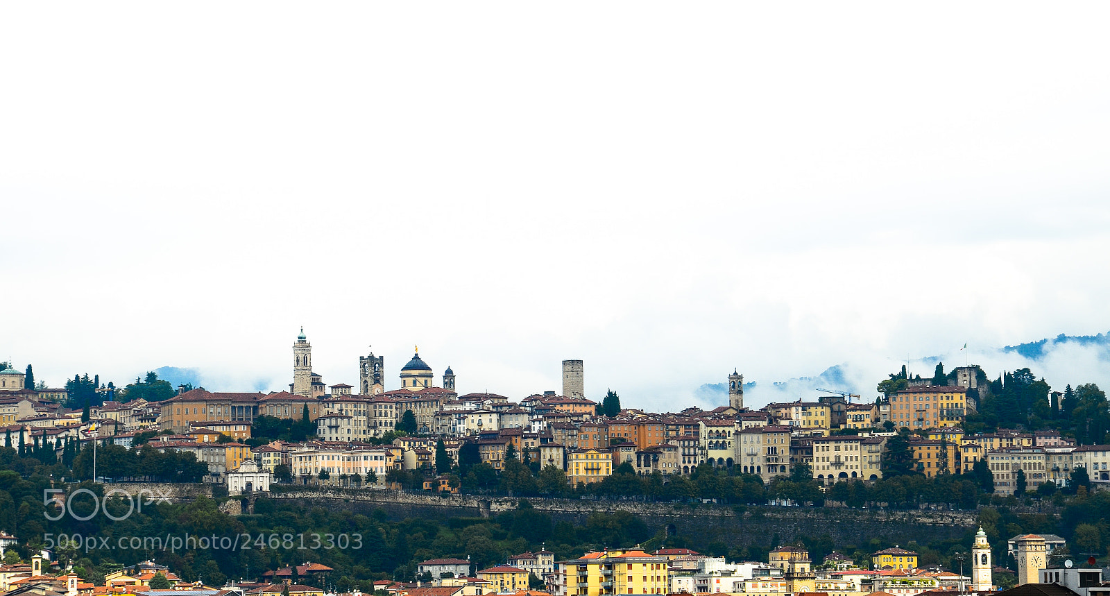 Nikon D5100 sample photo. Bergamo old town photography