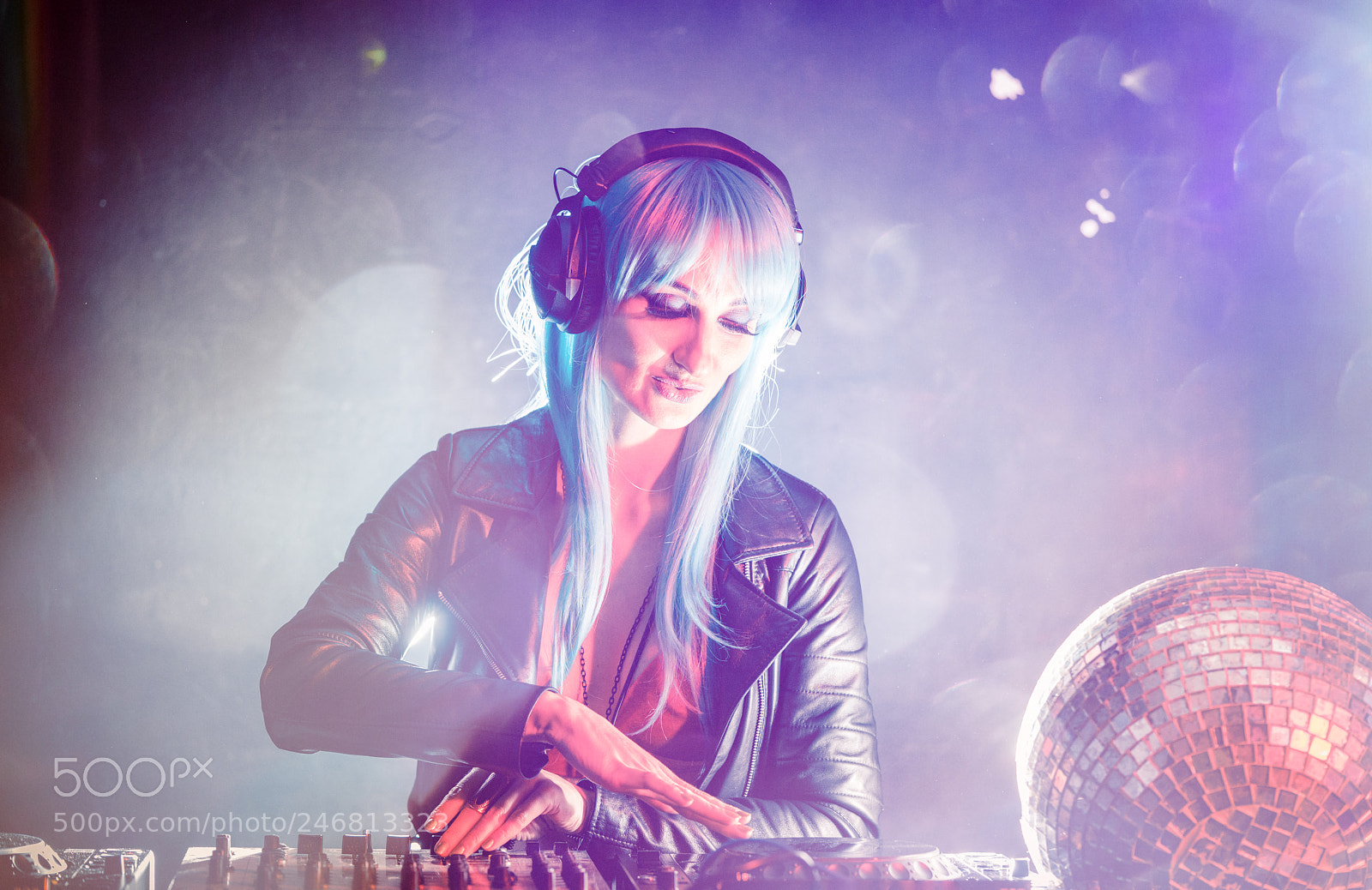 Sony a7R II sample photo. Woman dj working at photography