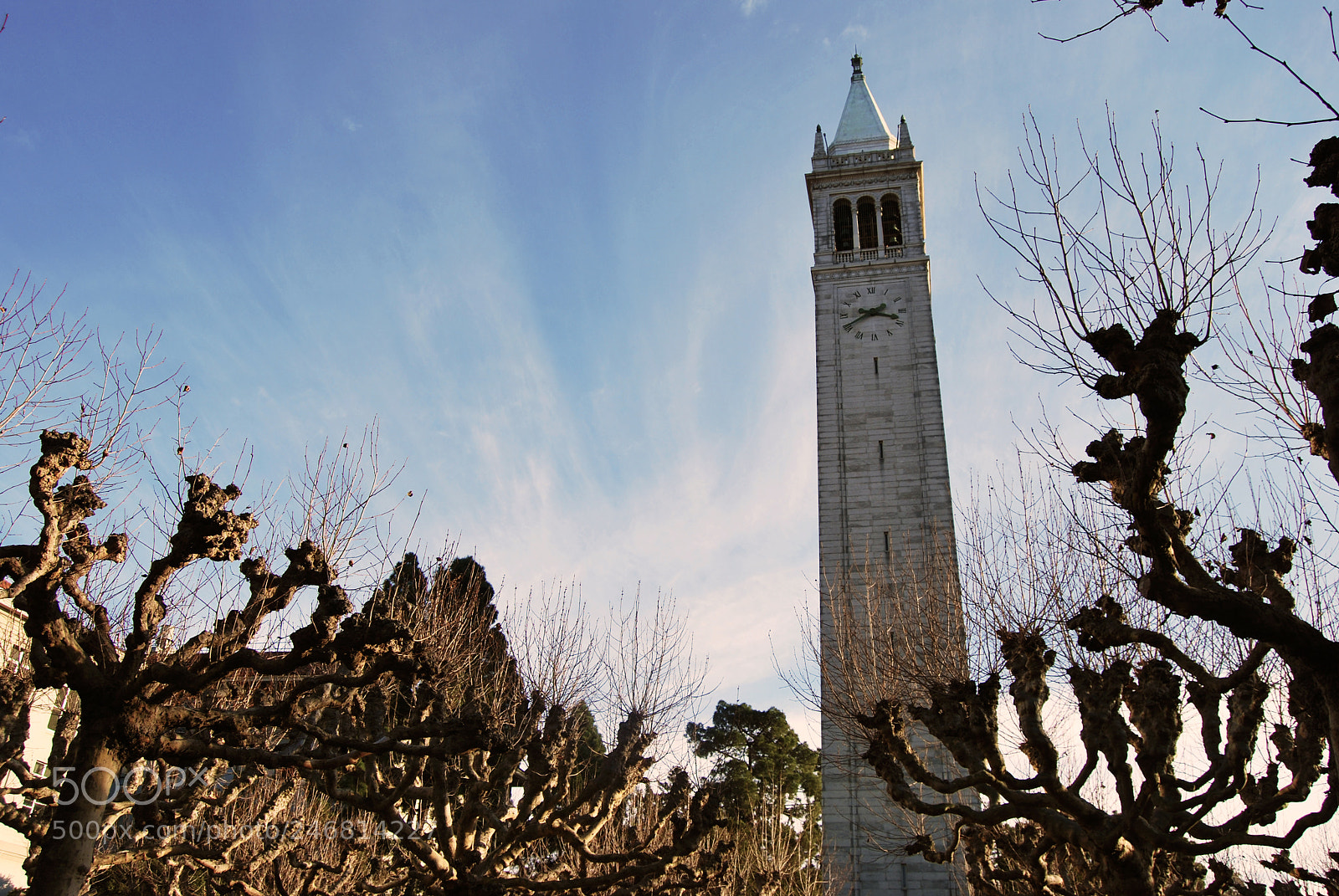 Nikon D60 sample photo. Uc berkeley clock photography