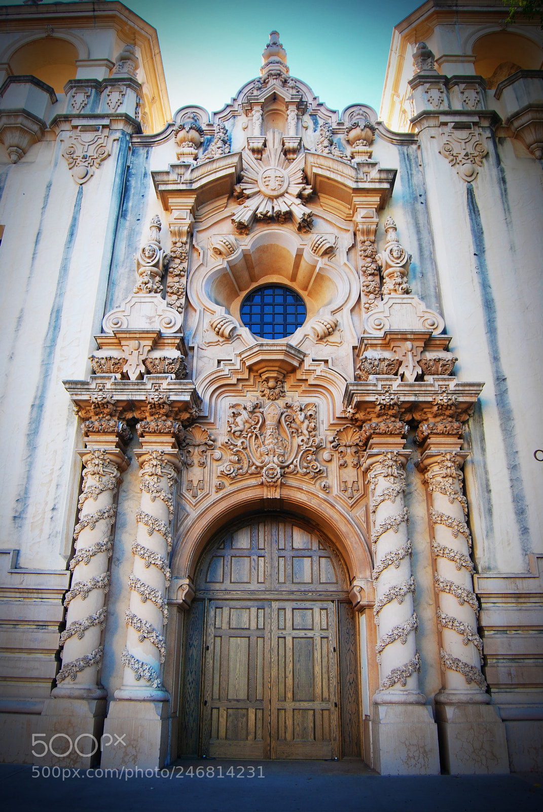 Nikon D60 sample photo. Building in balboa park photography