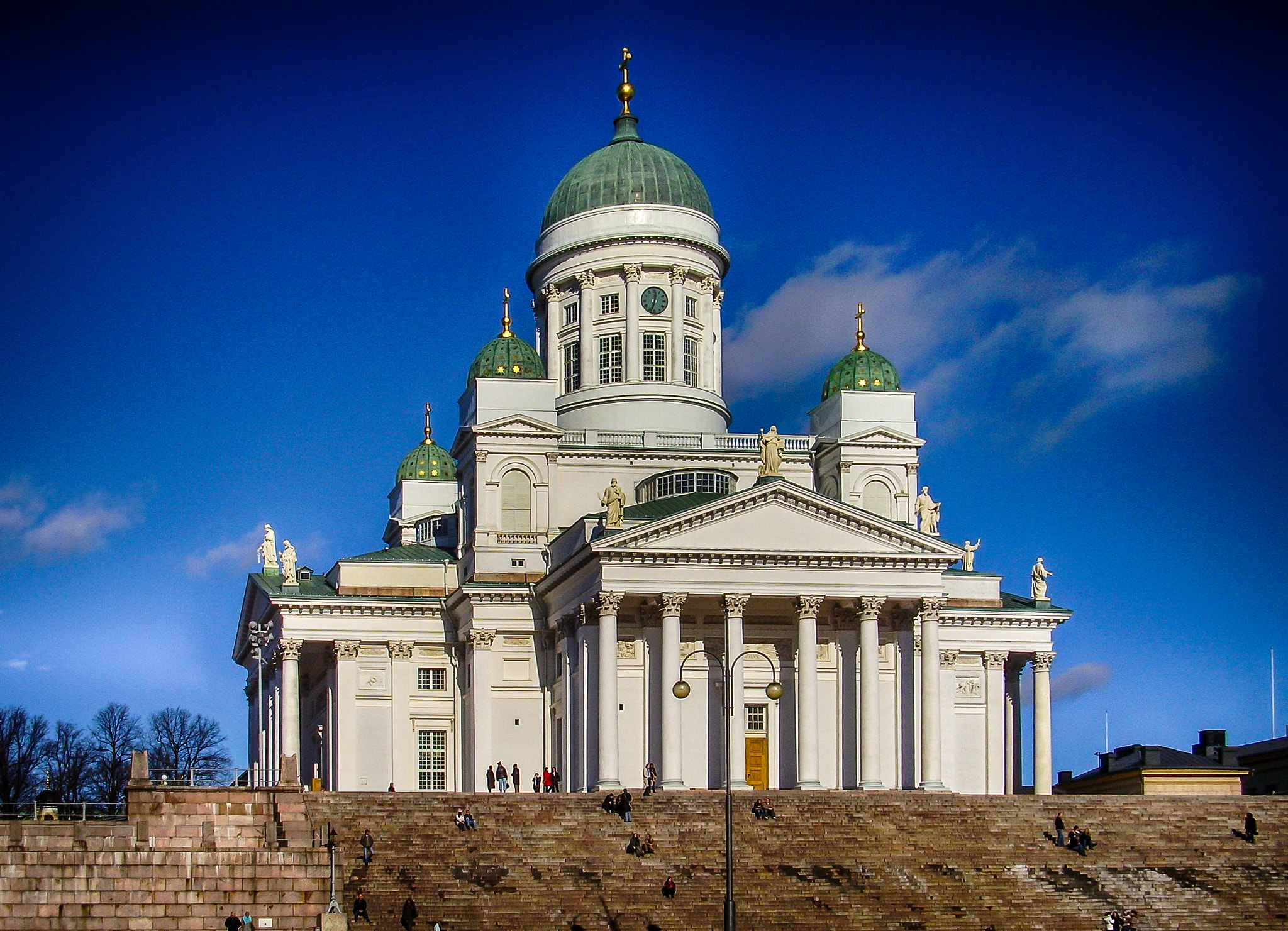 Olympus FE115,X715 sample photo. Helsinki: helsinki cathedral photography
