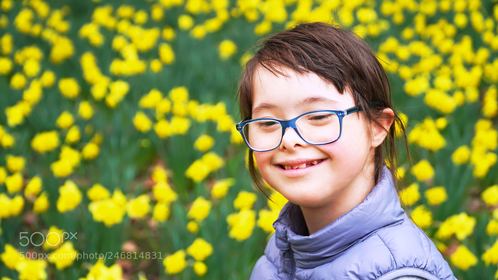Sony a6500 sample photo. Down syndrome girl on photography