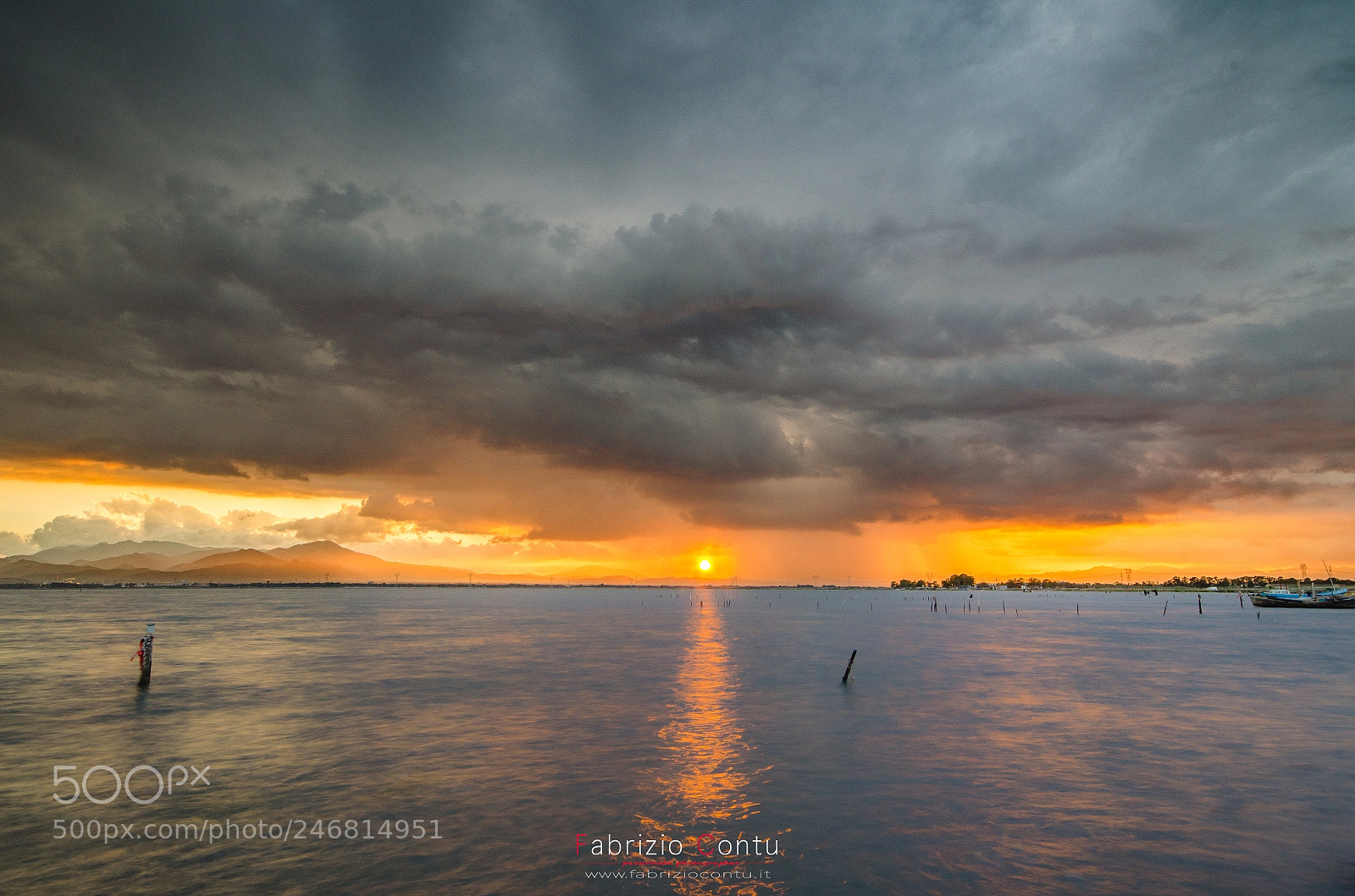 Nikon D5100 sample photo. Stormy sunset photography
