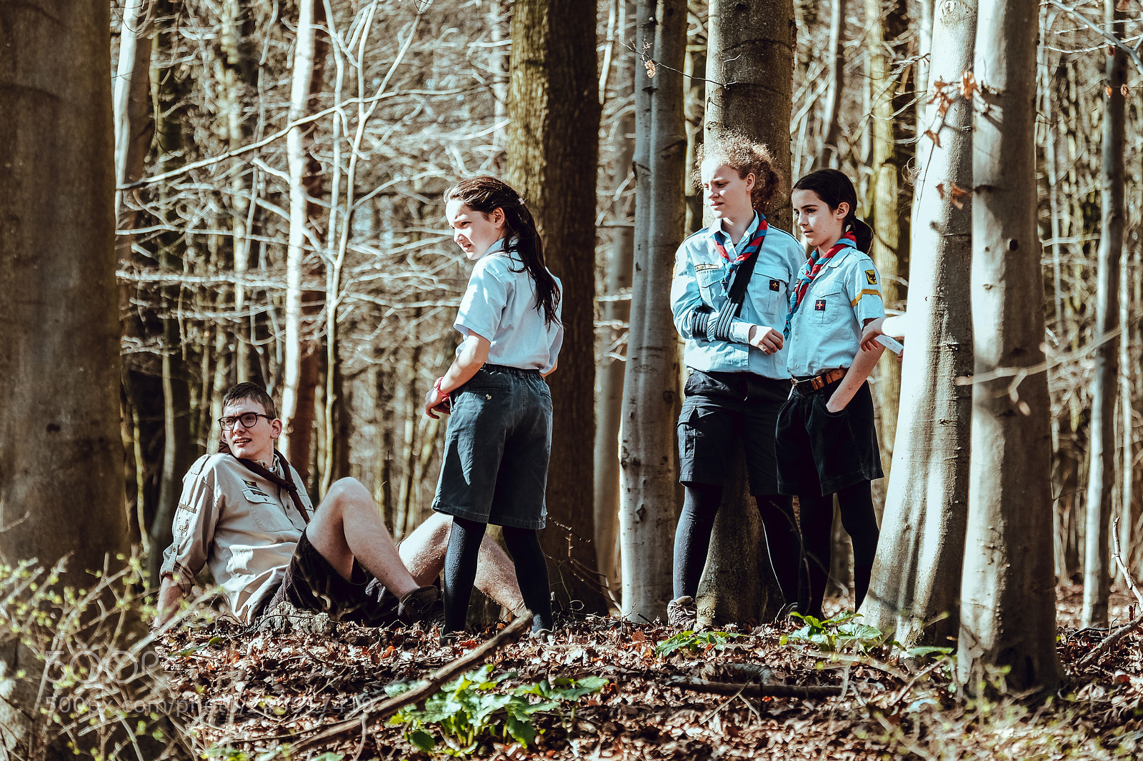 Fujifilm X-T2 sample photo. Scouts of the bois photography