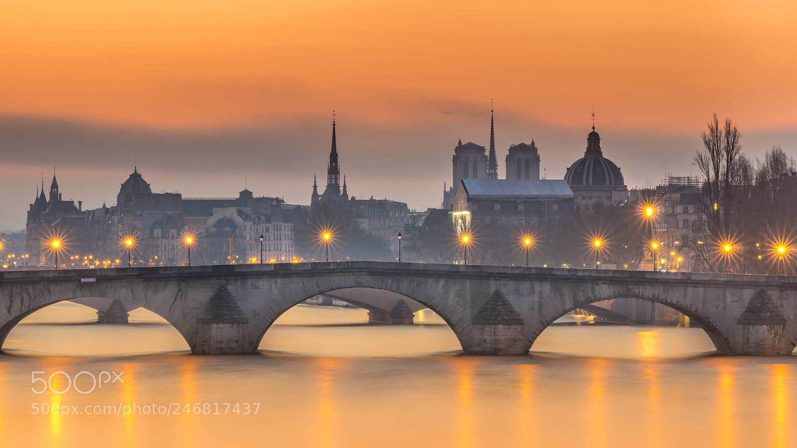 Pentax K-3 sample photo. Misty morning in paris photography