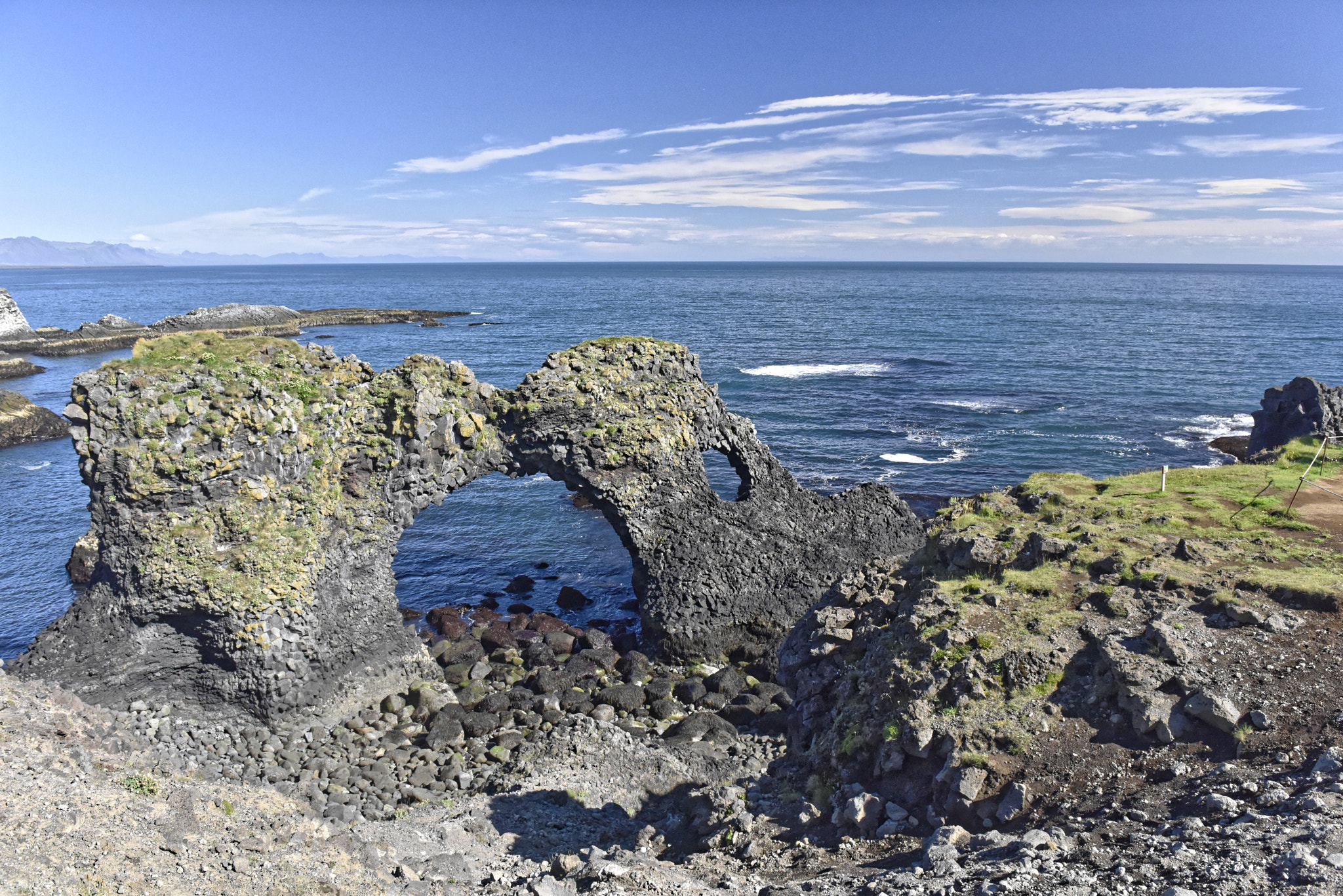 Nikon AF-S Nikkor 24-70mm F2.8G ED sample photo. Cliffs at arnarstapi, snaefellsnes peninsula, iceland photography