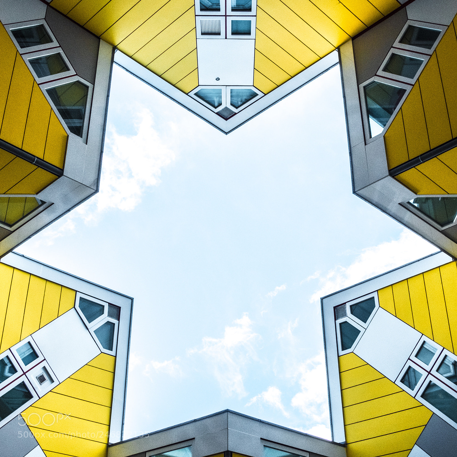 Fujifilm X-T20 sample photo. Cube house rotterdam photography