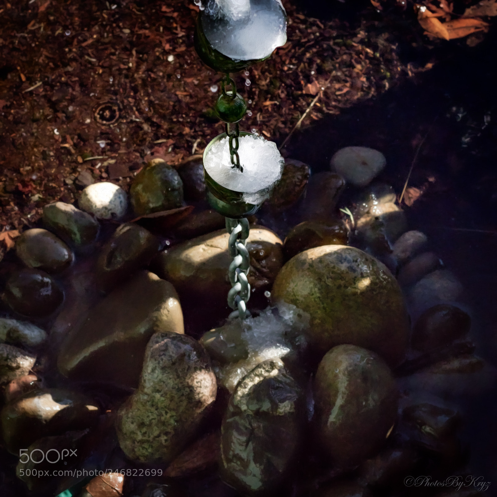 Canon EOS 7D Mark II sample photo. Chain and ice and photography