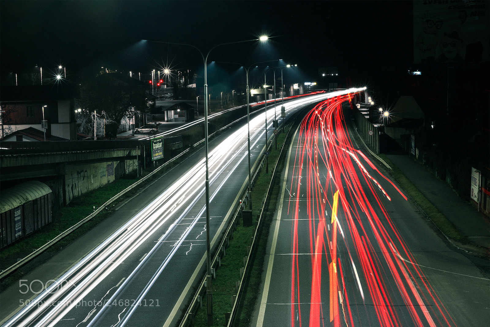 Canon EOS M10 sample photo. Light trails photography