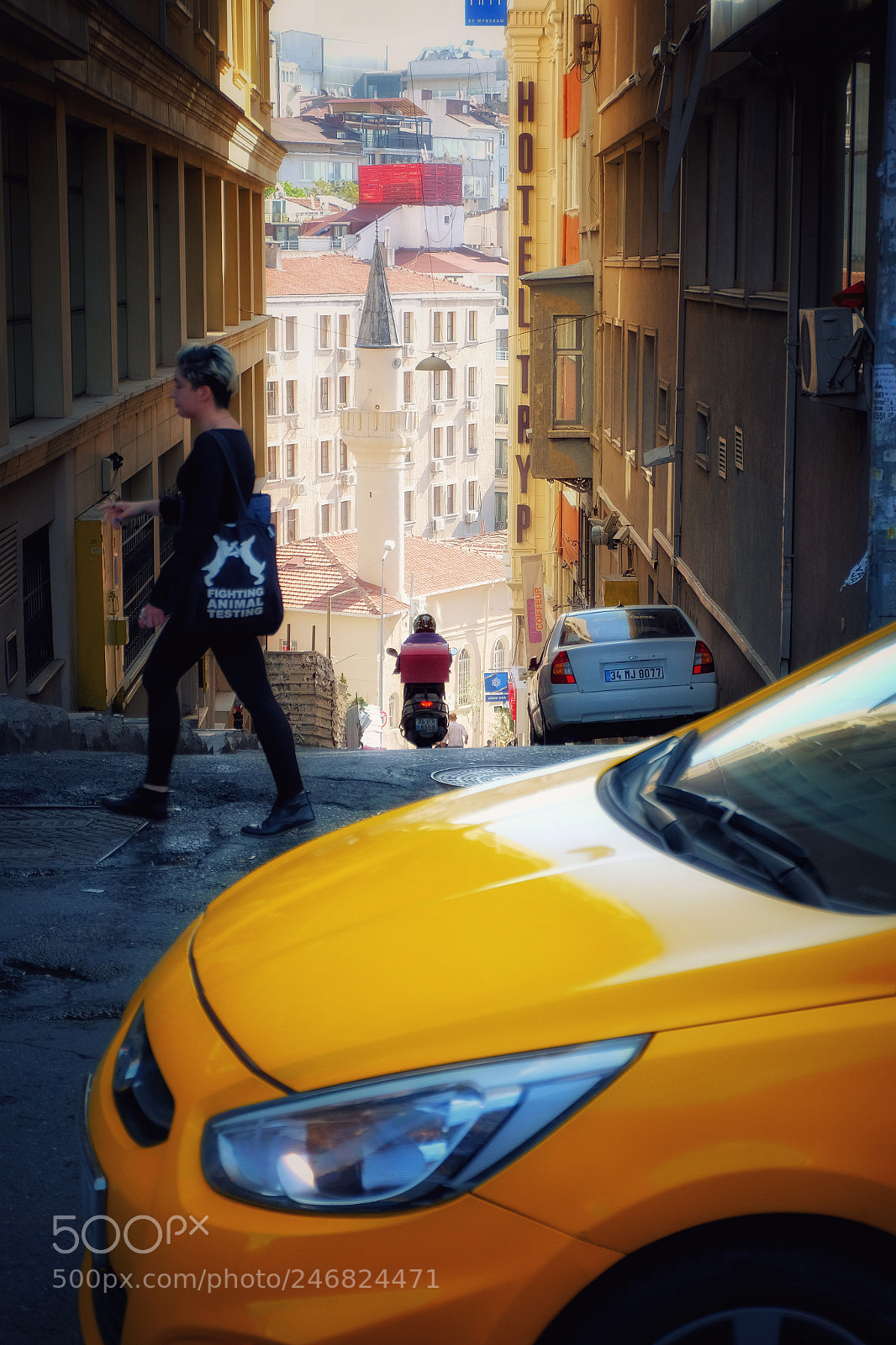 Fujifilm X-T10 sample photo. “motorsikletli kurye” photography