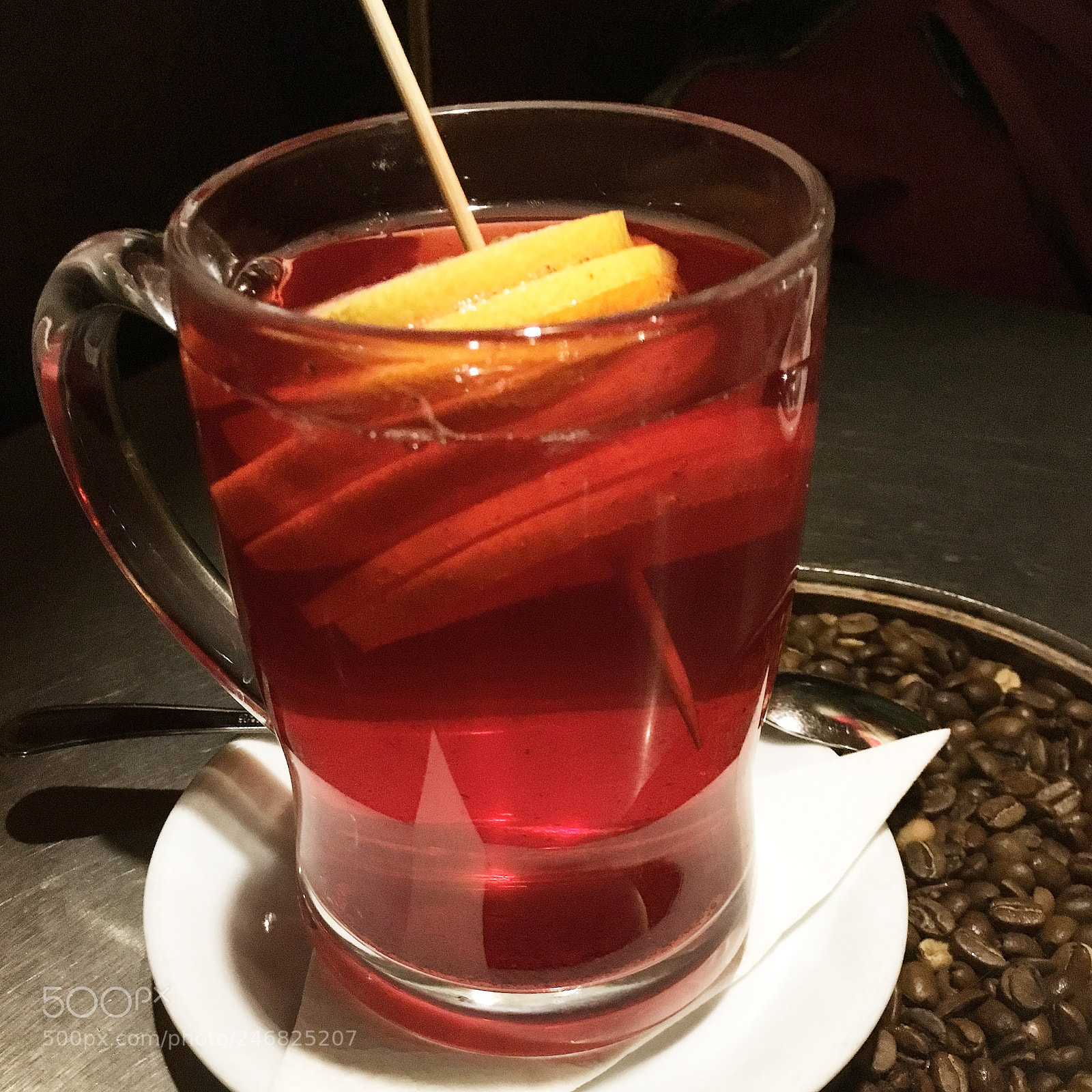 Apple iPhone SE sample photo. Tea coctail grenadine photography