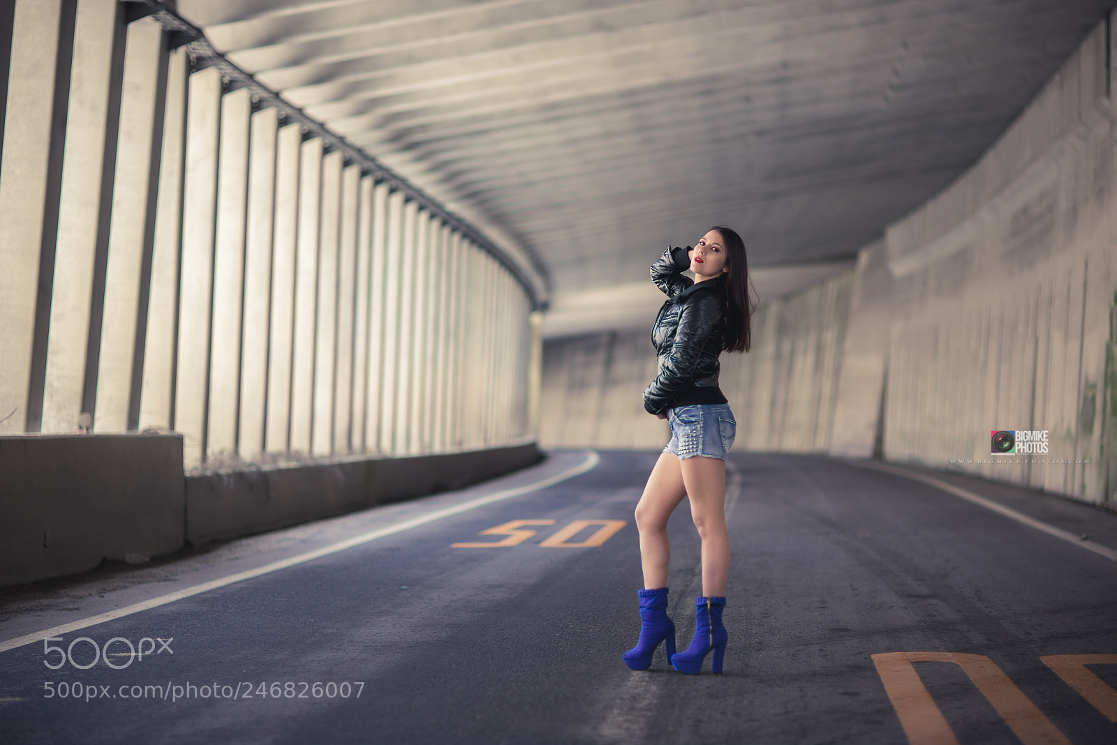 Nikon D600 sample photo. Tunnel portrait photography