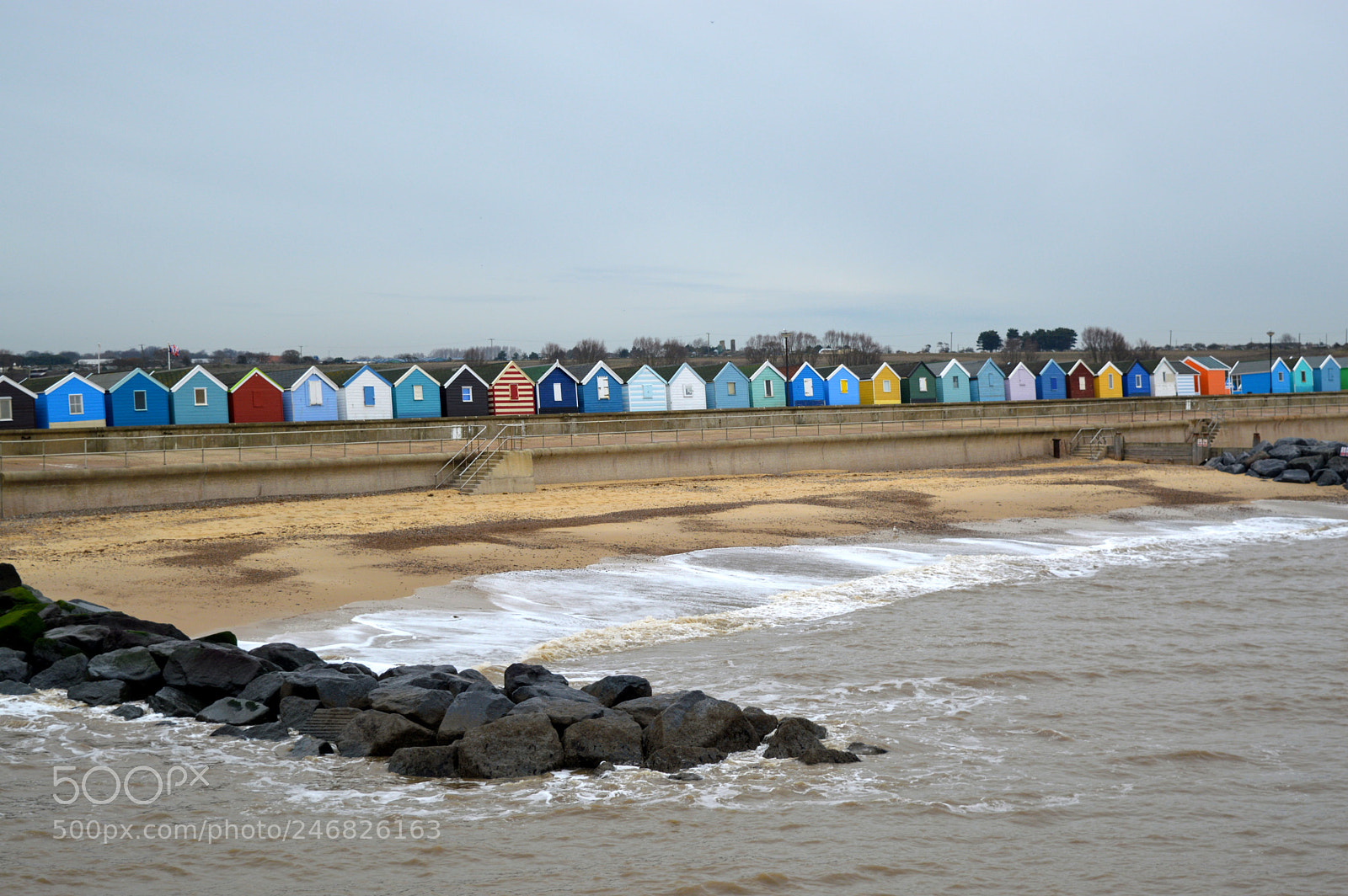 Nikon D3200 sample photo. Beach huts photography