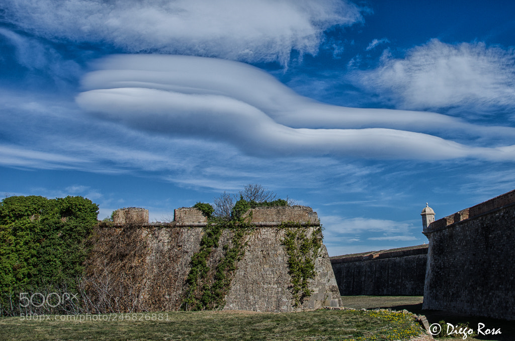 Nikon D5100 sample photo. Castell sant ferran cep photography