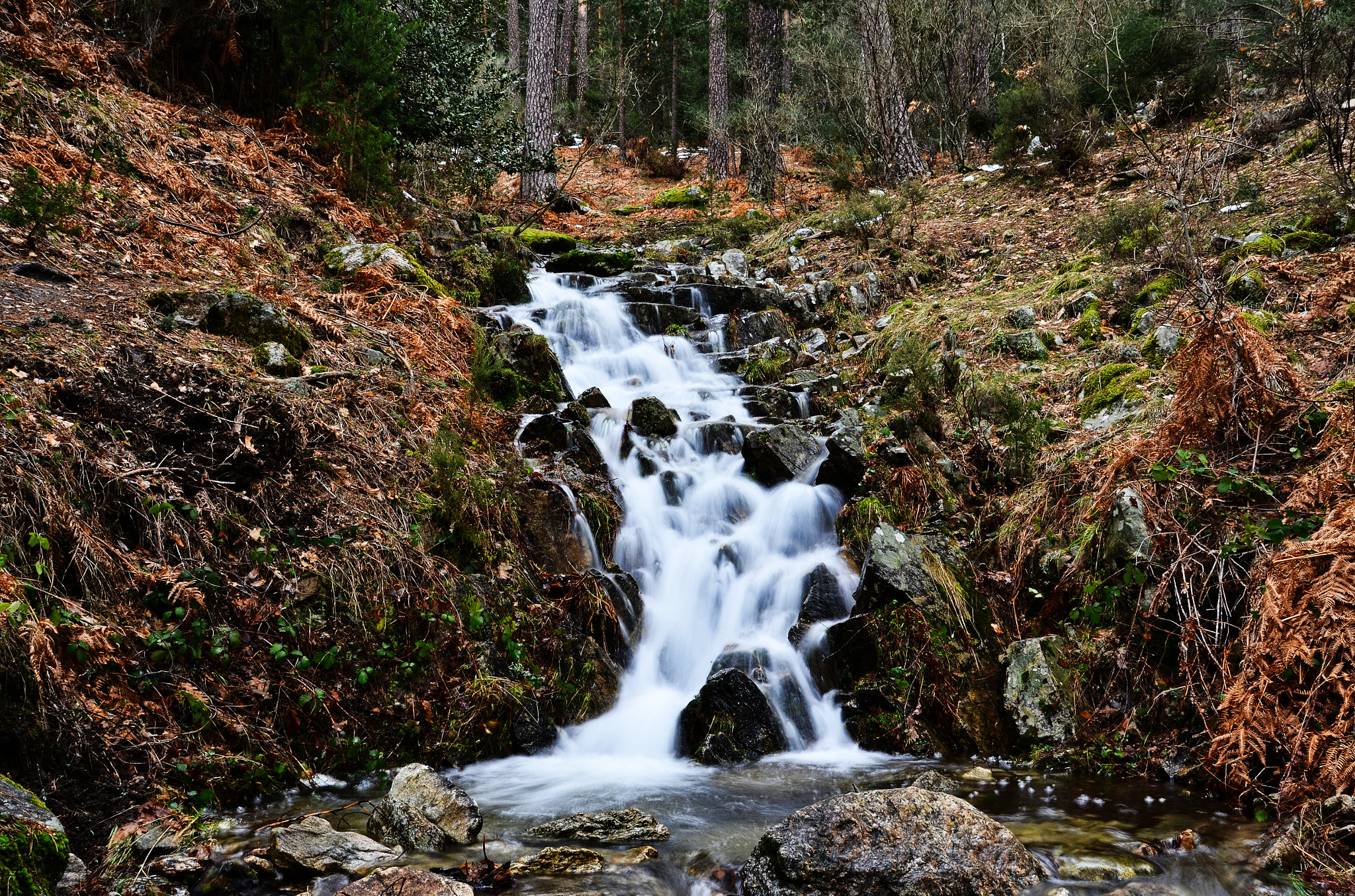 Nikon D5100 + Sigma 18-200mm F3.5-6.3 II DC OS HSM sample photo. Cascada serrana photography