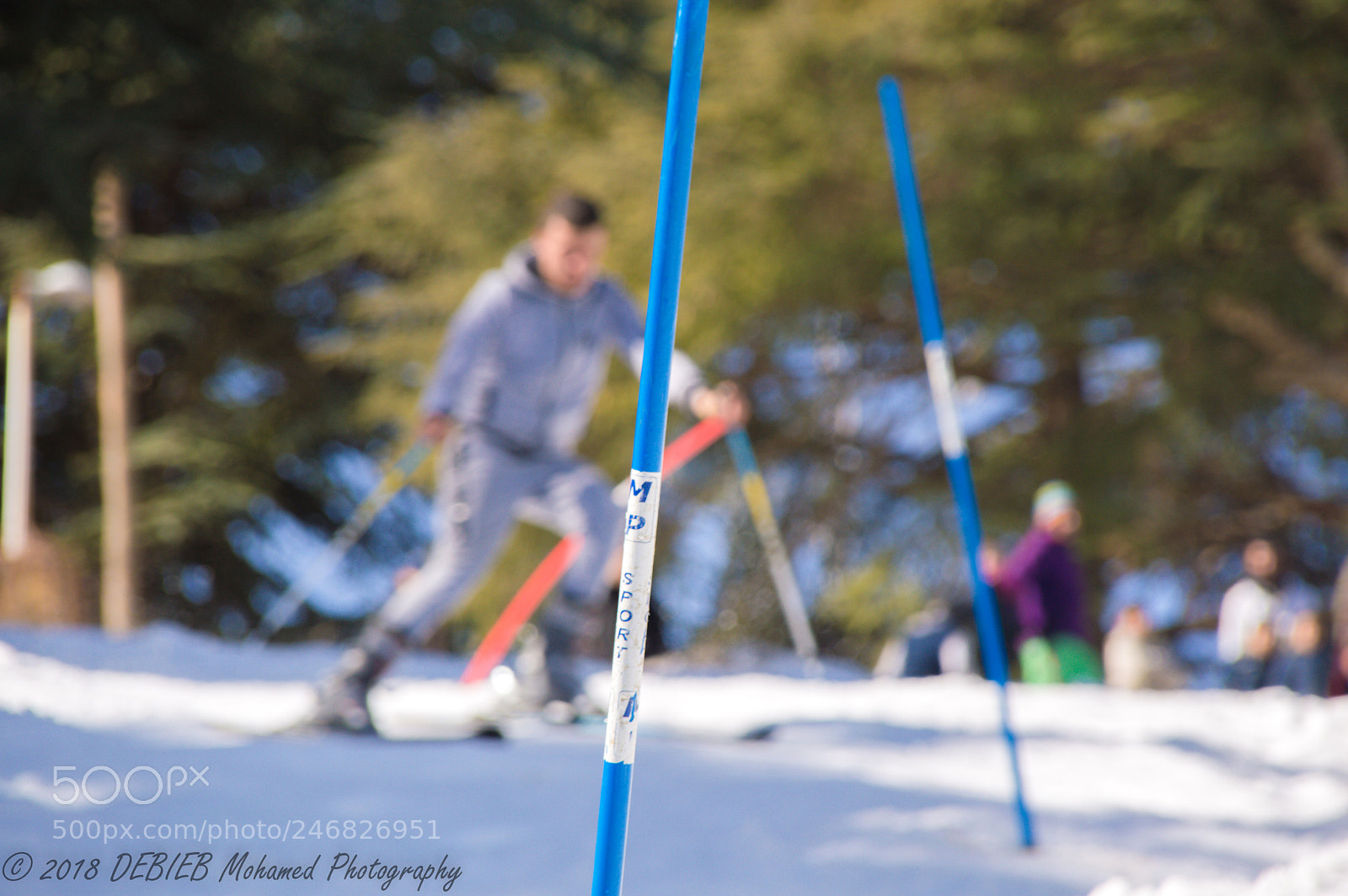 Nikon D3200 sample photo. Skier photography