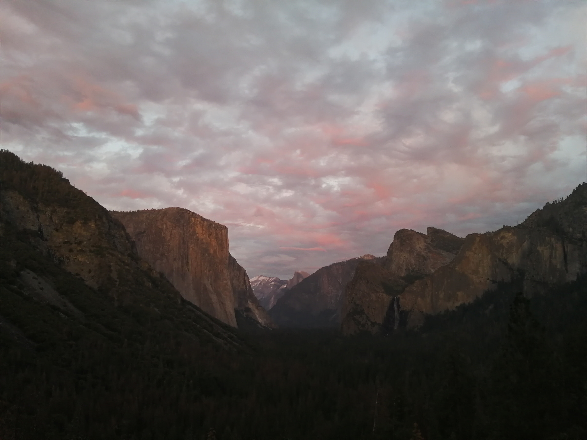 HUAWEI nova 2s sample photo. Sunset at yosemite photography