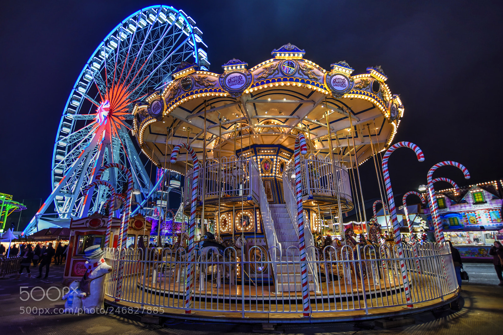 Nikon D7200 sample photo. Winter wonderland in london photography