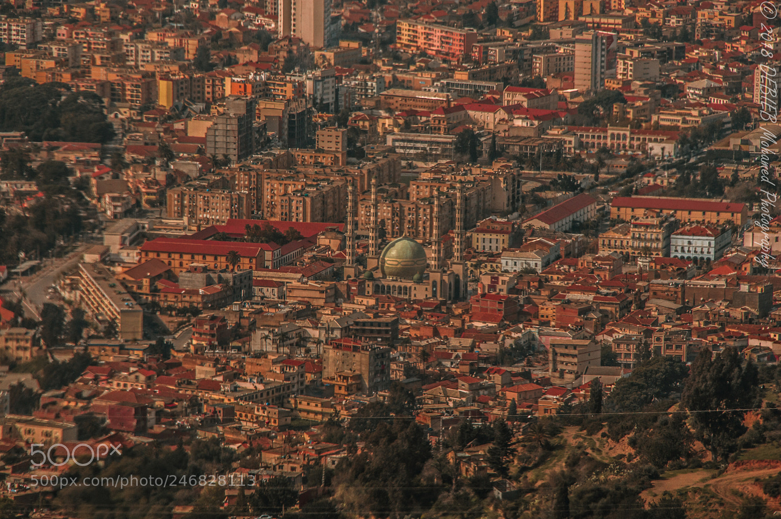Nikon D3200 sample photo. Blida vue du ciel photography