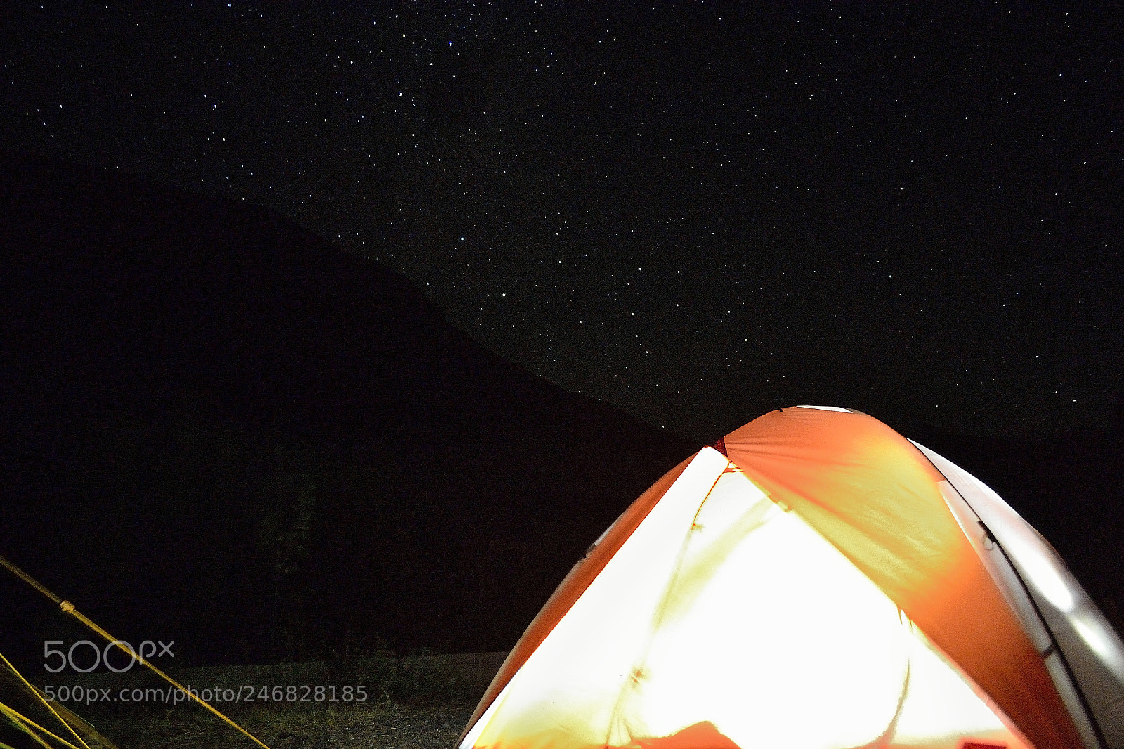 Nikon D3100 sample photo. Acampar bajo las estrellas photography